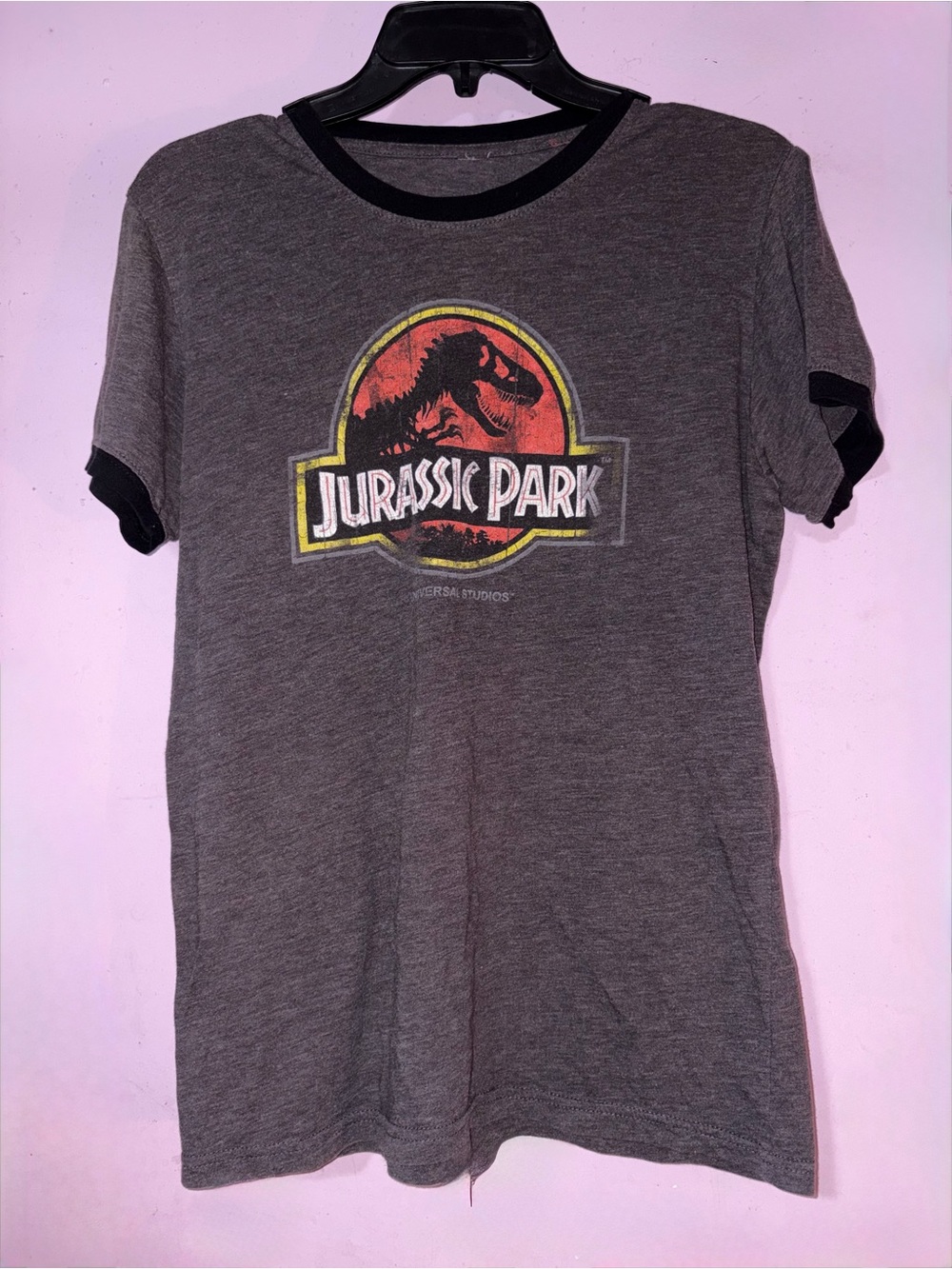 Gray Jurassic Park Tee